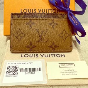 NEW Louis Vuitton Reverse Monogram Card Holder